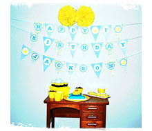 Rubber Duckie Birthday Party Printables Collection